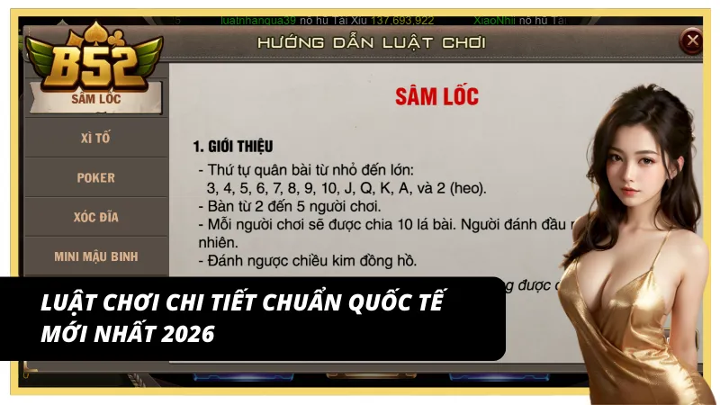 Luật chơi chi tiết của Sâm