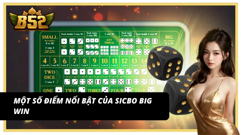Các ưu điểm của Sicbo big win